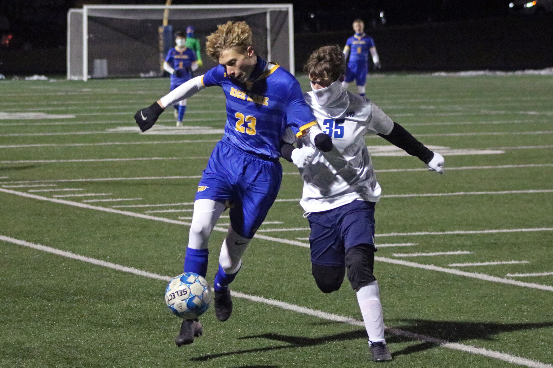 Rice Lake boys soccer Division 2 sectionals vs. Unity/St. Croix Falls 10-29-20